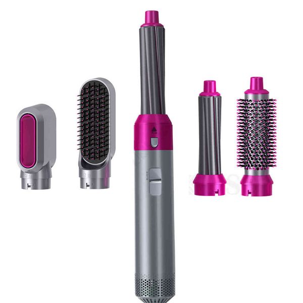 new air 5 in 1 curling iron heat brush straightener blow dryer comb electric hairdryer set304s, Black
new air 5 in 1 curling iron heat brush straightener blow dryer comb electric hairdryer set304s, Black