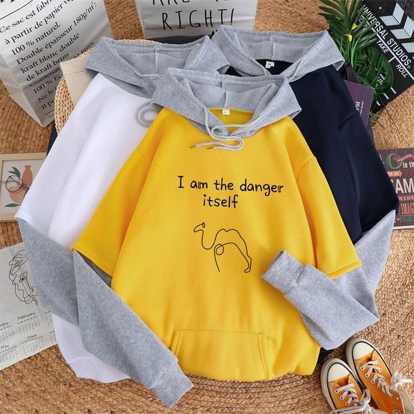 men's hoodies & sweatshirts fall winter men spell color splicing hoodie i am the danger itself pattern print harajuku casual fleece co, Black
men's hoodies & sweatshirts fall winter men spell color splicing hoodie i am the danger itself pattern print harajuku casual fleece co, Black