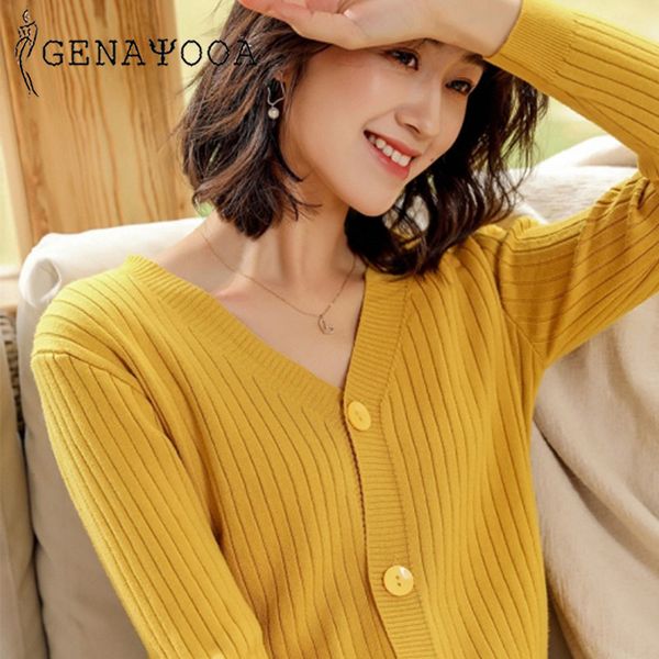 genayooa casual cardigans women invierno long sleeve black knit sweater womens thin short jumper slim cardigan female 210417, White;black
genayooa casual cardigans women invierno long sleeve black knit sweater womens thin short jumper slim cardigan female 210417, White;black