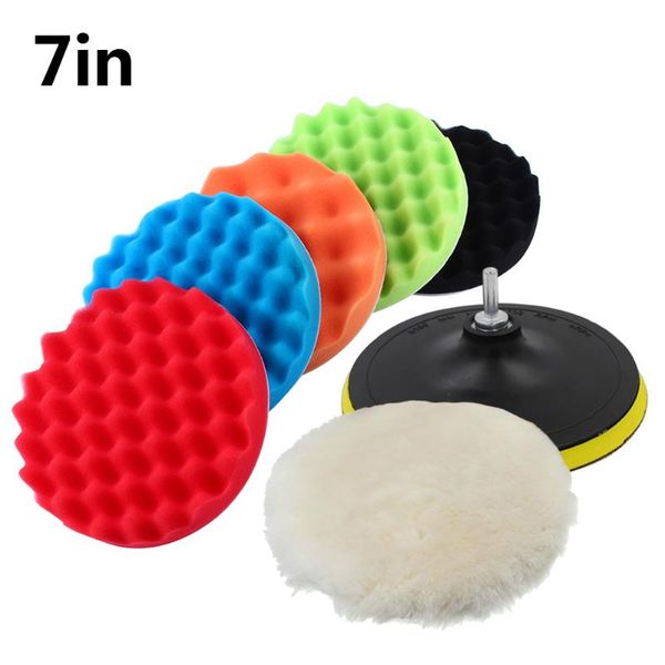 7" polishing sponge waxing buffing pad compound auto car polisher drill kit 30mm 7 inch and tool
7" polishing sponge waxing buffing pad compound auto car polisher drill kit 30mm 7 inch and tool