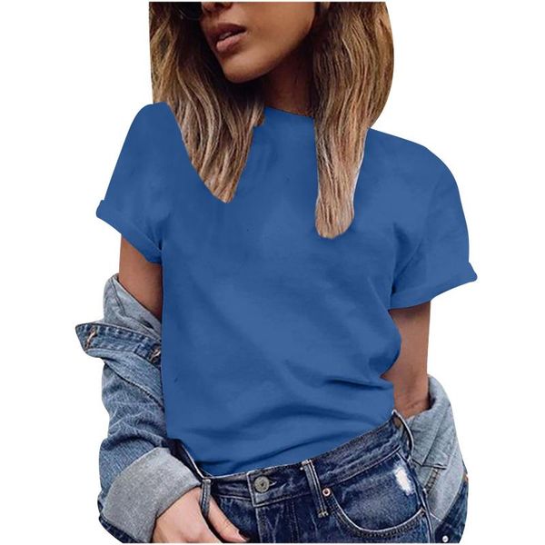 soild short sleeve women's shirt summer fashion round neck loose tunic casual elegant shirts for women t-shirt, White
soild short sleeve women's shirt summer fashion round neck loose tunic casual elegant shirts for women t-shirt, White
