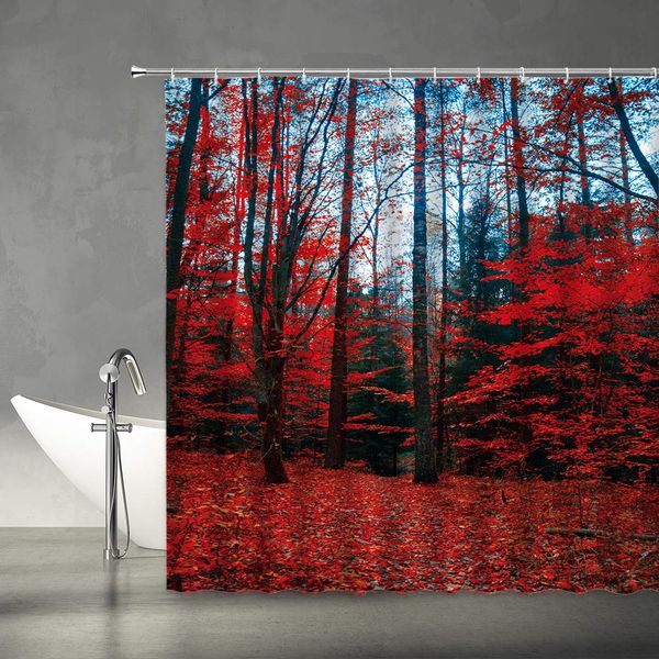 mystic forest shower curtain country fall foggy forest tree red leaves autumn woodland scene nature fabric bathroom decor set
mystic forest shower curtain country fall foggy forest tree red leaves autumn woodland scene nature fabric bathroom decor set