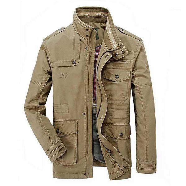 autumn winter cotton men's casual jackets mid-length multi-pocket military cargo combat business male coat pilot bomber, Black;brown
autumn winter cotton men's casual jackets mid-length multi-pocket military cargo combat business male coat pilot bomber, Black;brown
