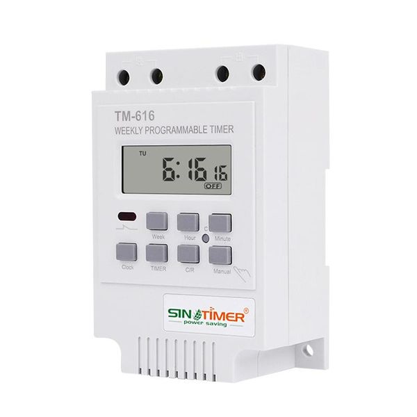 timers sinotimer programmable 7 days 220v street light time control switch din rail mount controller tm-616w-2/tm-616b-2
timers sinotimer programmable 7 days 220v street light time control switch din rail mount controller tm-616w-2/tm-616b-2