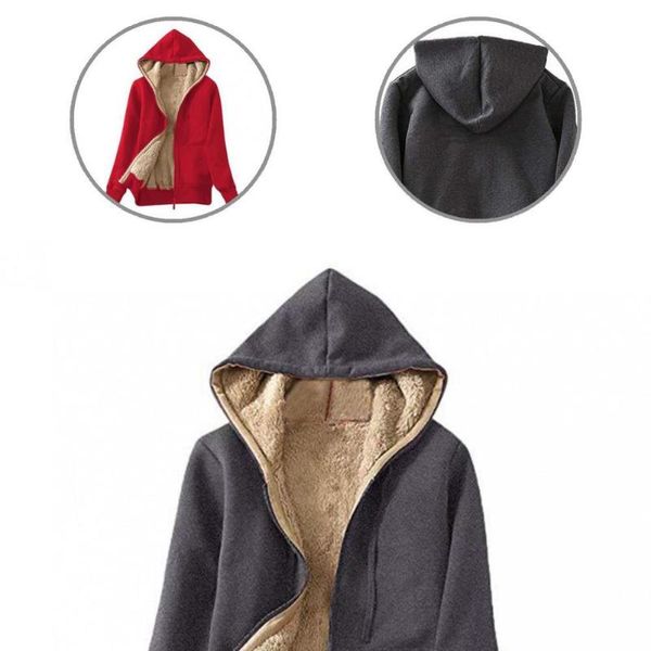 women's jackets autumn winter simple solid color zipper drawstring hoodie coat jacket women hooded for travel, Black;brown
women's jackets autumn winter simple solid color zipper drawstring hoodie coat jacket women hooded for travel, Black;brown