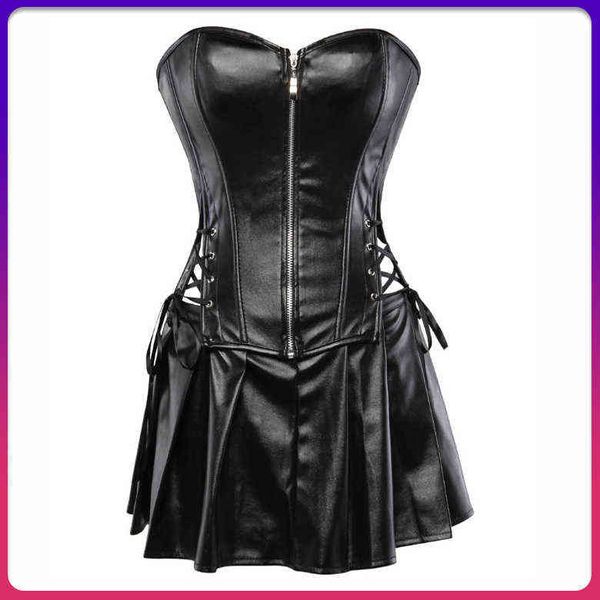 luxury women's shapers zipper short skirt corset, court drs, leather body shaping garment, Black;white
luxury women's shapers zipper short skirt corset, court drs, leather body shaping garment, Black;white