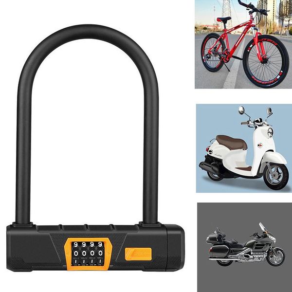 bike locks portable bicycle u lock anti-theft password steel cycling code safety accessories
bike locks portable bicycle u lock anti-theft password steel cycling code safety accessories