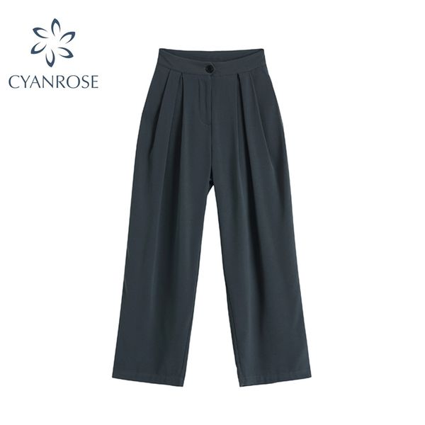 pants women korean loose leisure wide leg female high waist simple all-match trendy autumn casual style daily trousers 210417, Black;white
pants women korean loose leisure wide leg female high waist simple all-match trendy autumn casual style daily trousers 210417, Black;white