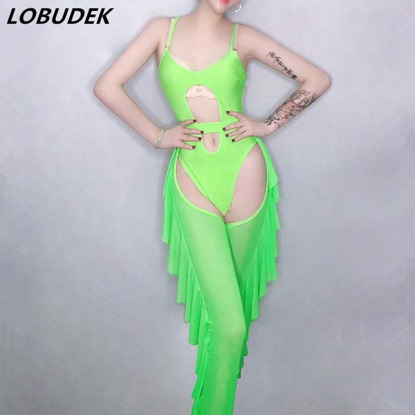 women's jumpsuits & rompers hollow out mesh leg sleeve jumpsuit elastic skinny bodysuit women singer dancer stage wear nightclub dj sho, Black;white
women's jumpsuits & rompers hollow out mesh leg sleeve jumpsuit elastic skinny bodysuit women singer dancer stage wear nightclub dj sho, Black;white