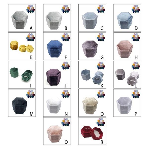jewelry pouches, bags velvet single ring box hexagon valentine's day with detachable lid p0rf, Pink;blue
jewelry pouches, bags velvet single ring box hexagon valentine's day with detachable lid p0rf, Pink;blue