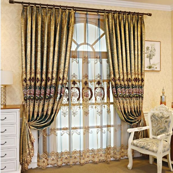 curtain & drapes as classical luxury high-end american pastoral gold leather water-soluble embroidery curtains for living dining room bedroo
curtain & drapes as classical luxury high-end american pastoral gold leather water-soluble embroidery curtains for living dining room bedroo