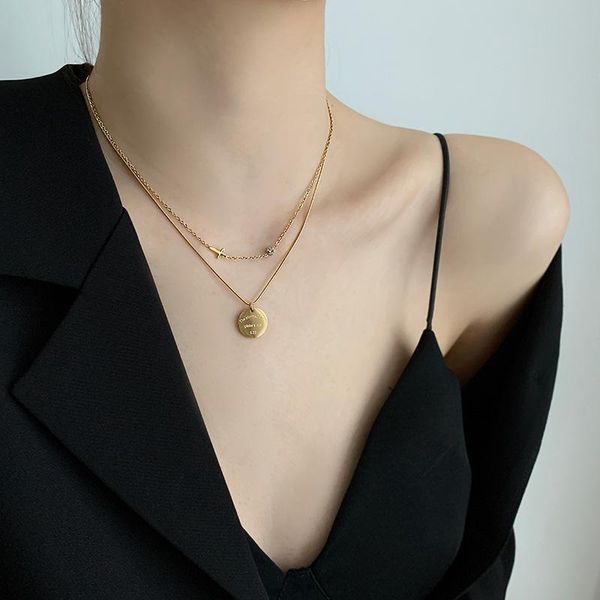 pendant necklaces yunli 2021 light luxury style fashion necklace design sense high-level wild simple round card sweater chain trendy party j, Silver
pendant necklaces yunli 2021 light luxury style fashion necklace design sense high-level wild simple round card sweater chain trendy party j, Silver