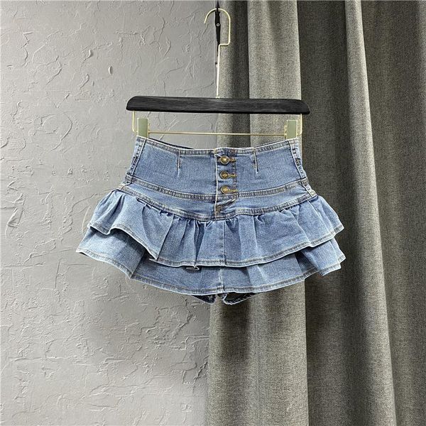 skirts korean style single-breasted high waist ruffles cake dress 2021 early spring a- line bubble denim skirt mini, Black
skirts korean style single-breasted high waist ruffles cake dress 2021 early spring a- line bubble denim skirt mini, Black