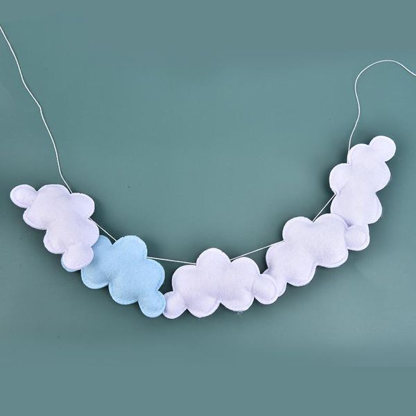 cloud garland string wall hanging ornaments nordic baby bed kids room decoration decorative objects & figurines
cloud garland string wall hanging ornaments nordic baby bed kids room decoration decorative objects & figurines