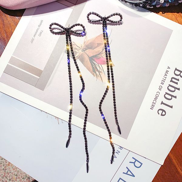 925 silver needle tassel earrings bow long fashion exaggerated earrings net red queen nightclub style earrings
925 silver needle tassel earrings bow long fashion exaggerated earrings net red queen nightclub style earrings