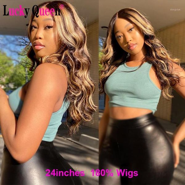 malaysian body wave wigs highlight colored transparent lace front human hair for black women lucky queen remy hair1, Black;brown
malaysian body wave wigs highlight colored transparent lace front human hair for black women lucky queen remy hair1, Black;brown