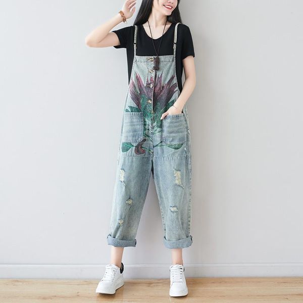 women's jumpsuits & rompers women loose ripped scratched denim overalls female holes bleached ladies 2021 vintage, Black;white
women's jumpsuits & rompers women loose ripped scratched denim overalls female holes bleached ladies 2021 vintage, Black;white