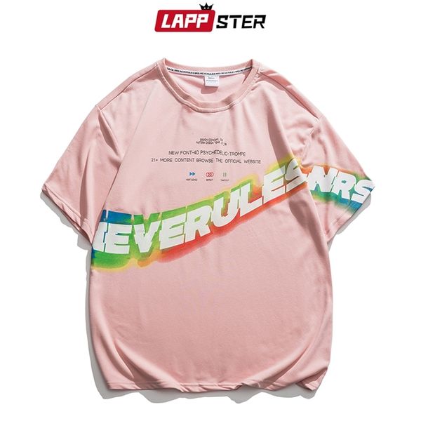 men korean colorful printed cotton t shirts summer mens letter streetwear harajuku t-shirts male kawaii tees 210420, White;black
men korean colorful printed cotton t shirts summer mens letter streetwear harajuku t-shirts male kawaii tees 210420, White;black