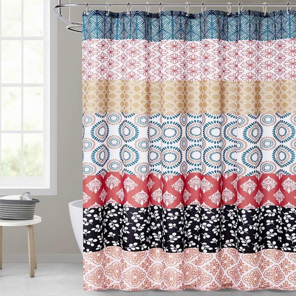 patchwork shower curtain - geometric cube colorful pattern brighten bathroom bathtub privacy morden room decor, 72 inch wide x
patchwork shower curtain - geometric cube colorful pattern brighten bathroom bathtub privacy morden room decor, 72 inch wide x