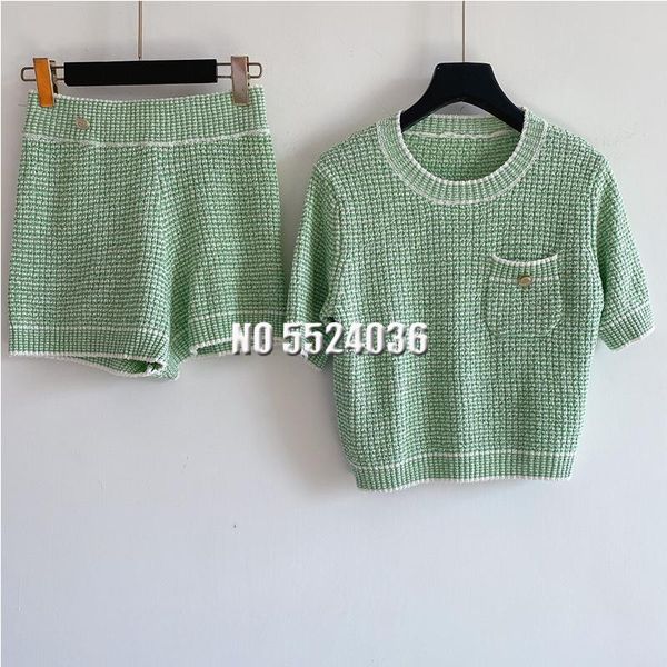 two piece set women sweater +shorts pants suit short sleeve knit elasticity waist shorts knitted tracksuit women's, White
two piece set women sweater +shorts pants suit short sleeve knit elasticity waist shorts knitted tracksuit women's, White