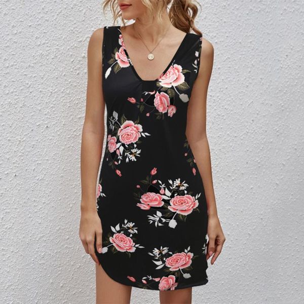 casual dresses women dress lady summer plus size beach vintage v-neck flower print vest a-line tank sundress vestido de mujer, Black;gray
casual dresses women dress lady summer plus size beach vintage v-neck flower print vest a-line tank sundress vestido de mujer, Black;gray