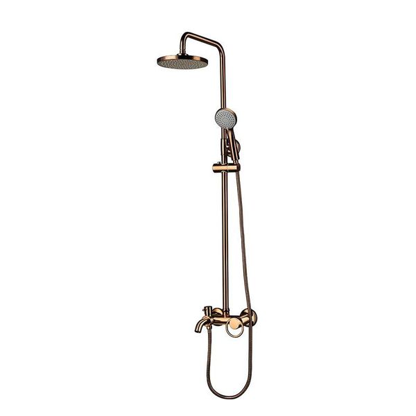 bathroom shower set brushed rose gold system brass faucets fixture round showerhead ceiling sets
bathroom shower set brushed rose gold system brass faucets fixture round showerhead ceiling sets