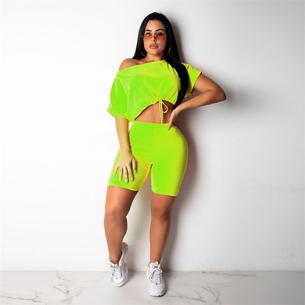 solid off the shoulder 2 piece set tracksuits women plus size short sleeve t shirt and skinny shorts casual outfits suits 210517, White
solid off the shoulder 2 piece set tracksuits women plus size short sleeve t shirt and skinny shorts casual outfits suits 210517, White