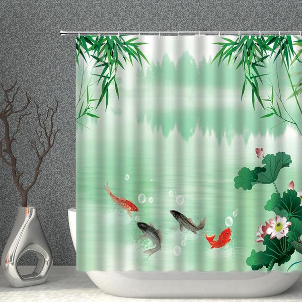 undersea carp lotus bathroom waterproof shower curtain home decoration polyester fabric partition background curtains hook up
undersea carp lotus bathroom waterproof shower curtain home decoration polyester fabric partition background curtains hook up