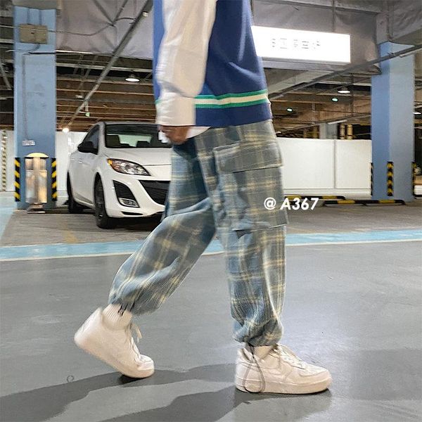 men's corduroy fabric casual pants lattice printing straight joggers sweatpants fashion hip hop harem warm trousers, Black
men's corduroy fabric casual pants lattice printing straight joggers sweatpants fashion hip hop harem warm trousers, Black