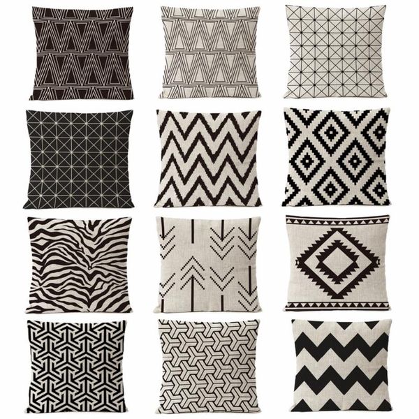 cushion/decorative pillow black white geometric cover case bohemia cushion covers home decorative sofa pillows linen
cushion/decorative pillow black white geometric cover case bohemia cushion covers home decorative sofa pillows linen
