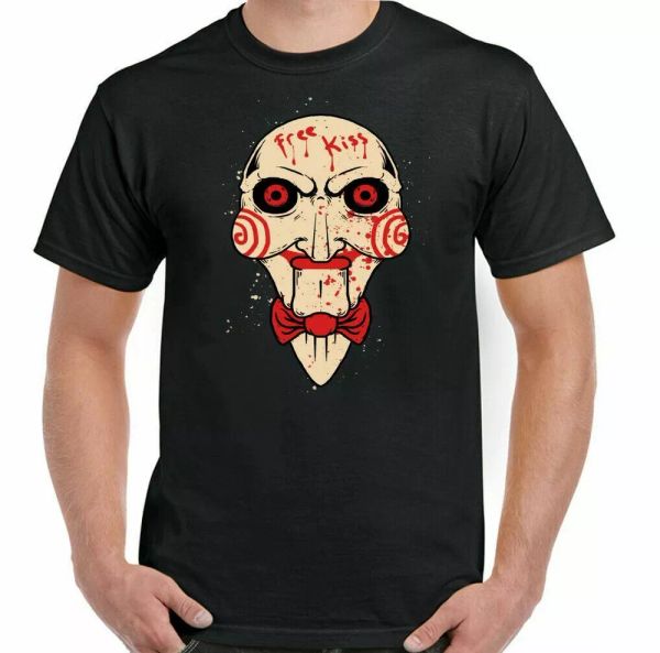 Sierra t-shirt, jigsaw mask halloween horror movie t-shirt unisex, White;black
Sierra t-shirt, jigsaw mask halloween horror movie t-shirt unisex, White;black