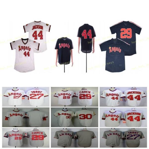 retired 44 reggie jackson baseball jersey 27 mike trout 29 rod carew 30# 1982 vintage retro cooperstown mesh stitched pullover, Blue;black
retired 44 reggie jackson baseball jersey 27 mike trout 29 rod carew 30# 1982 vintage retro cooperstown mesh stitched pullover, Blue;black