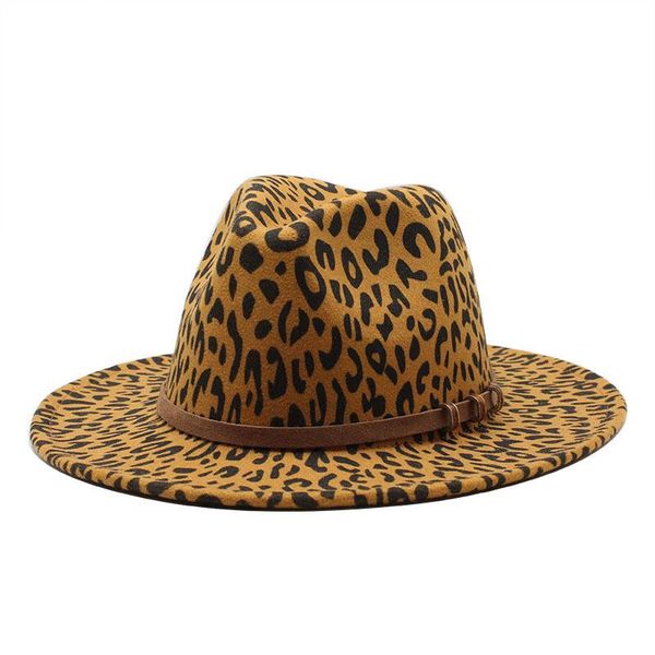 wide brim hats 2021 men women wool felt leopard print fedora with belt buckle vintage panama trilby cap hat, Blue;gray
wide brim hats 2021 men women wool felt leopard print fedora with belt buckle vintage panama trilby cap hat, Blue;gray