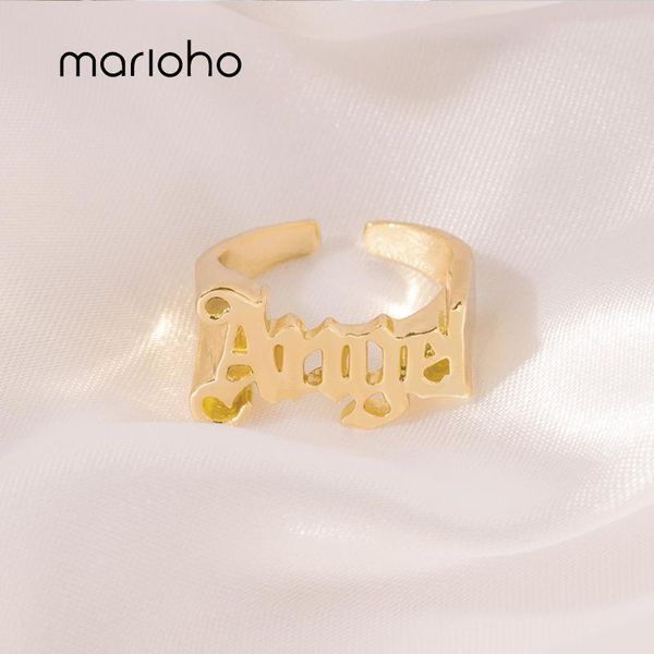 cluster rings marioho old english font ladies angel ring female alloy golden fashion jewelry 2021, Golden;silver
cluster rings marioho old english font ladies angel ring female alloy golden fashion jewelry 2021, Golden;silver
