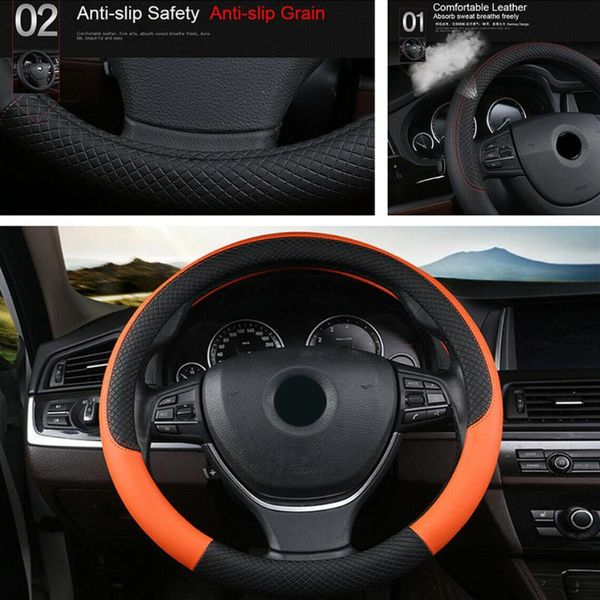 universal cover steering wheel pu leather sport accessories breathable covers
universal cover steering wheel pu leather sport accessories breathable covers