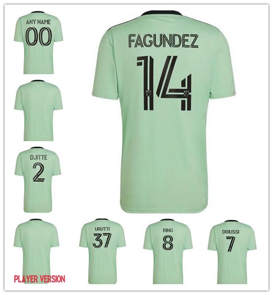 player version 22 23 mls austin fc soccer jerseys cecilio ring besler fagundez pochettino home kit away 2022 2023 men football shirts camise, Black;yellow
player version 22 23 mls austin fc soccer jerseys cecilio ring besler fagundez pochettino home kit away 2022 2023 men football shirts camise, Black;yellow