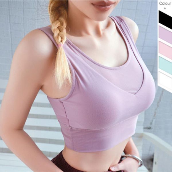 gym clothing 2021 sports bra women shockproof fitness seamless push up sport lingerie mesh padded running workout, White;black
gym clothing 2021 sports bra women shockproof fitness seamless push up sport lingerie mesh padded running workout, White;black