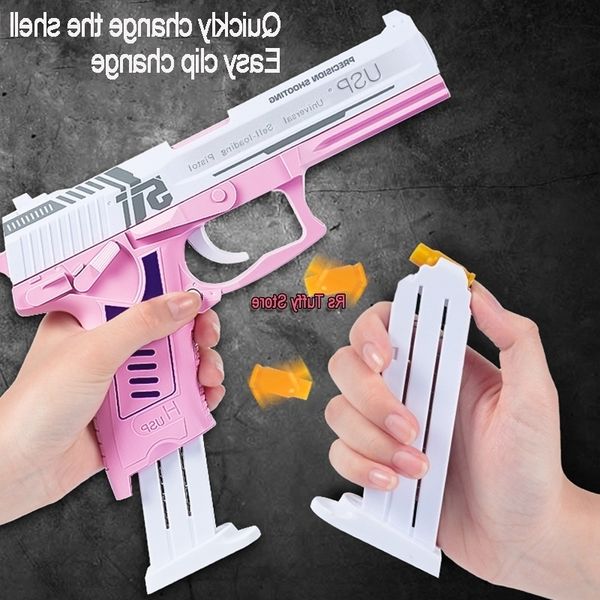 4544shell throwing launching pistol usp bombing can launch eva soft bullet manual loading outdoor battle toys for boy gun game model
4544shell throwing launching pistol usp bombing can launch eva soft bullet manual loading outdoor battle toys for boy gun game model