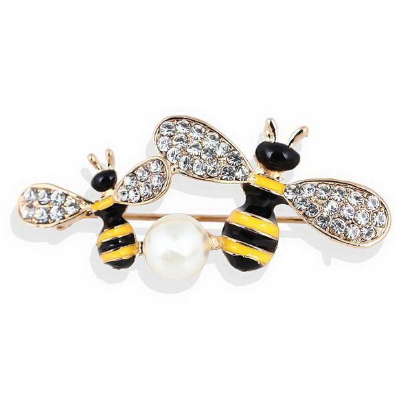 women rhinestone pearl bee brooch cute insect bee suit lapel pin gift for love girlfriend fashion jewelry, Gray
women rhinestone pearl bee brooch cute insect bee suit lapel pin gift for love girlfriend fashion jewelry, Gray