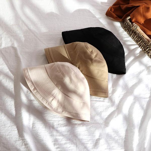 wide brim hats fashion solid color bucket hat spring summer fisherman outdoor women panama cap lady girls beach sun caps 3 colors, Blue;gray
wide brim hats fashion solid color bucket hat spring summer fisherman outdoor women panama cap lady girls beach sun caps 3 colors, Blue;gray