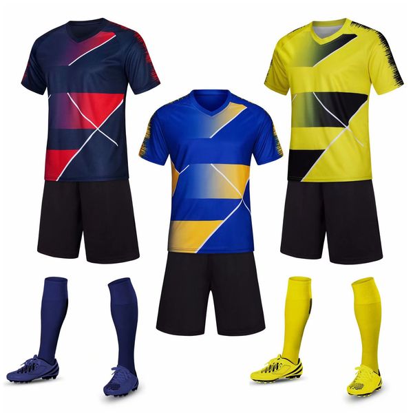 new male survetement football shirt shorts , man customize futebol kits clothes , youth soccer jerseys uniforms sportwear a2023, Black
new male survetement football shirt shorts , man customize futebol kits clothes , youth soccer jerseys uniforms sportwear a2023, Black