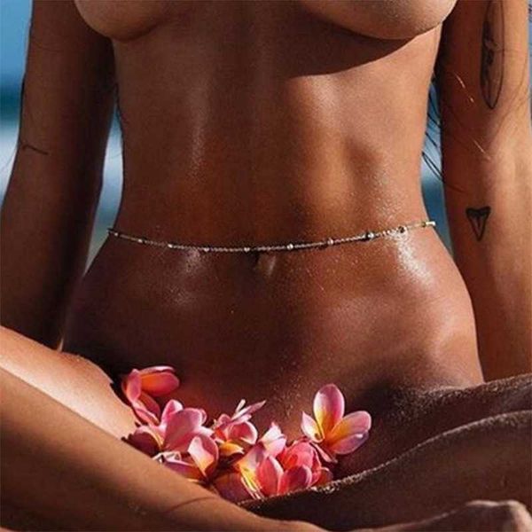 bohemia summer beach body jewelry for women accessory gold colors copper beads waist belly chains necklaces p0811, Silver
bohemia summer beach body jewelry for women accessory gold colors copper beads waist belly chains necklaces p0811, Silver
