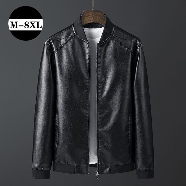 men's jackets outerwear leather motorcycle pu jacket male autumn plus size casual coats slim fit mens brand clothing 9xl qaka, Black;brown
men's jackets outerwear leather motorcycle pu jacket male autumn plus size casual coats slim fit mens brand clothing 9xl qaka, Black;brown