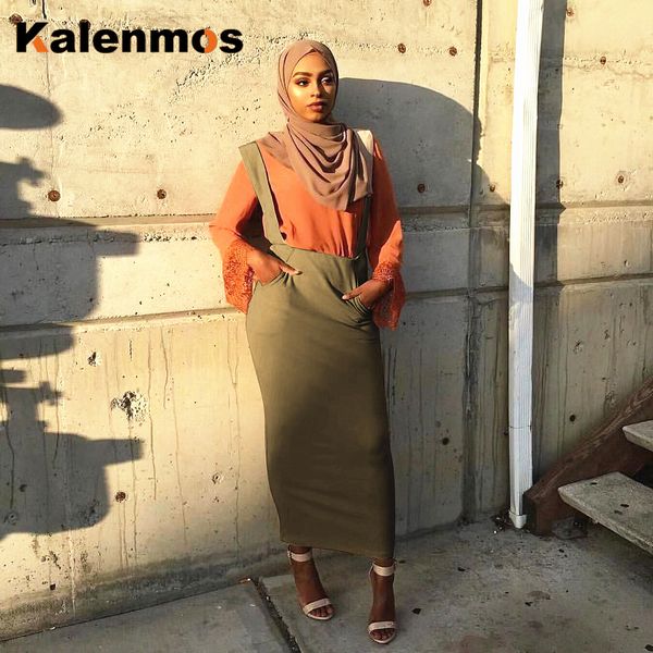 muslim suspender skirt women two shoulder straps skirts islam high waist bodycon slim pencil skirt with straps islamic clothing, Red
muslim suspender skirt women two shoulder straps skirts islam high waist bodycon slim pencil skirt with straps islamic clothing, Red