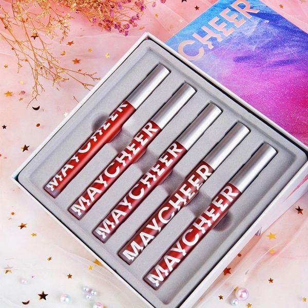 5pcs/set matte lipstick velvet lip gloss cosmetic tint waterproof for lips moisturizer1
5pcs/set matte lipstick velvet lip gloss cosmetic tint waterproof for lips moisturizer1
