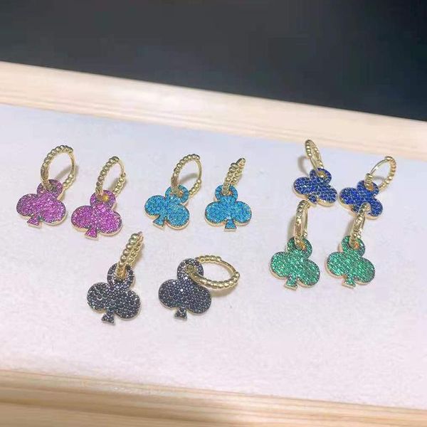 dangle & chandelier 2pairs/lot women's plum shape earrings, gold inlaid with zircon, Silver
dangle & chandelier 2pairs/lot women's plum shape earrings, gold inlaid with zircon, Silver