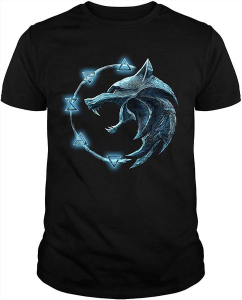 the witcher symbol wolf sweatshirt men t shirts arrivals summer cool tee breathable all cotton short sleeve, White;black
the witcher symbol wolf sweatshirt men t shirts arrivals summer cool tee breathable all cotton short sleeve, White;black