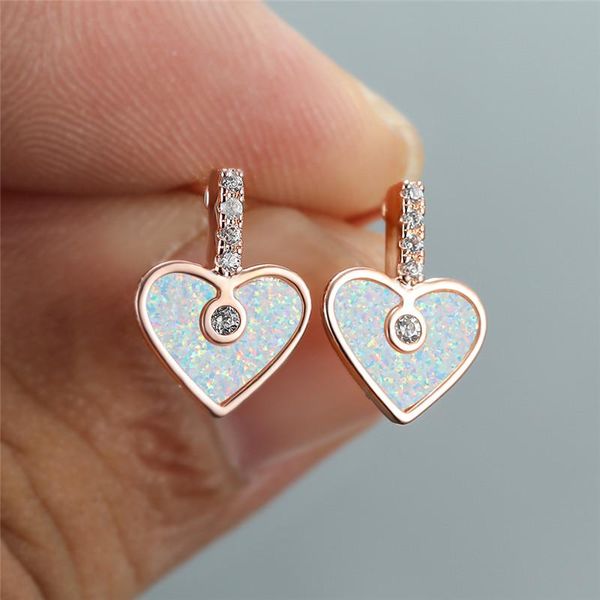 stud female rose gold silver color wedding earrings small round zircon fashion white blue opal heart for women, Golden;silver
stud female rose gold silver color wedding earrings small round zircon fashion white blue opal heart for women, Golden;silver