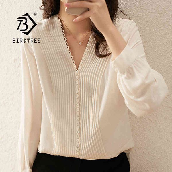 office pleated silk blouses elegant women solid color loose long sleeve satin shirts new spring fall t12201x 210419, White
office pleated silk blouses elegant women solid color loose long sleeve satin shirts new spring fall t12201x 210419, White