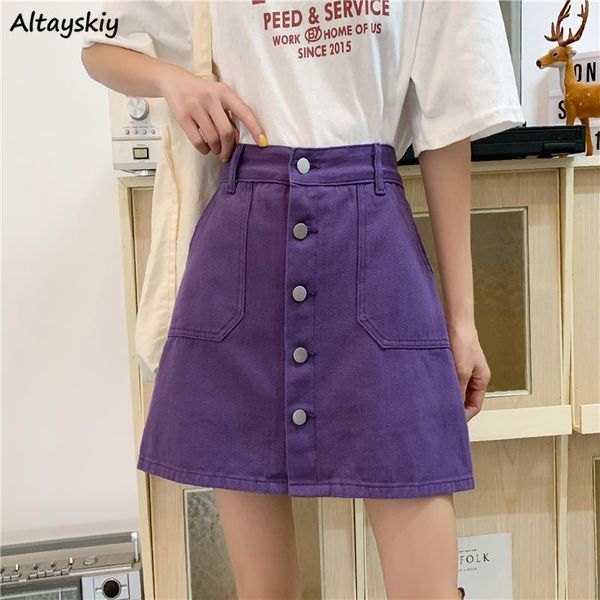 skirts denim women solid leisure high waist button design purple large size s-5xl female simple korean style a-line mini, Black
skirts denim women solid leisure high waist button design purple large size s-5xl female simple korean style a-line mini, Black